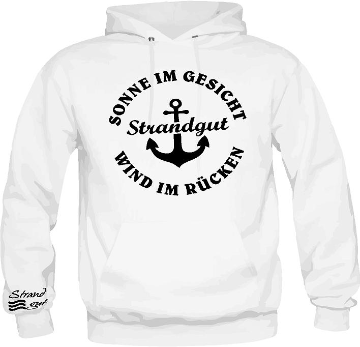 Sonne im Gesicht, Wind im Rücken - Hoodie